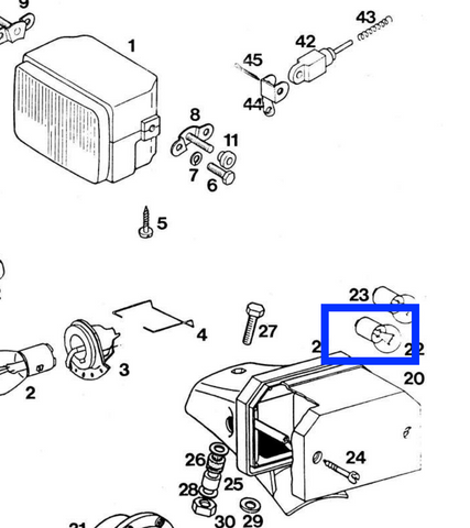 Brake bulb for Tomos small | 6V 5W BA15s