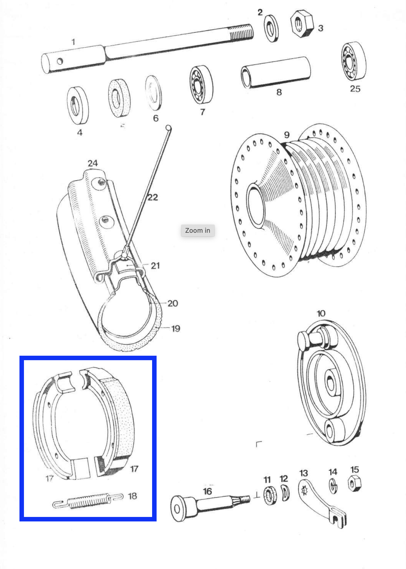 Brake calipers for Tomos Apn