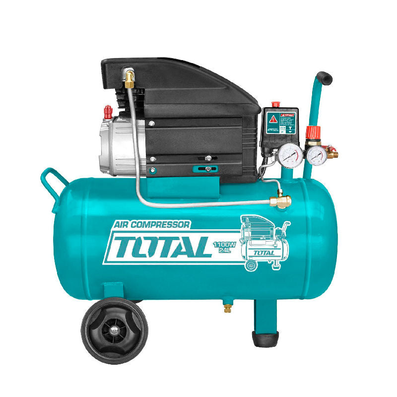 Air compressor 24L / 1.1 kW / 96db / 8bar, INDUSTRIAL series (TC202461E) TOTAL