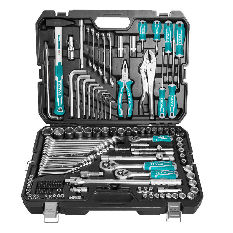 142-piece set of combined hand tools, INDUSTRIAL series (THKTHP21426) TOTAL