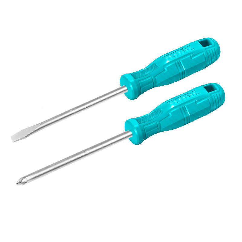 2-piece screwdriver set, SL6X125MM/PH 2x125mm (THTDC250201) TOTAL