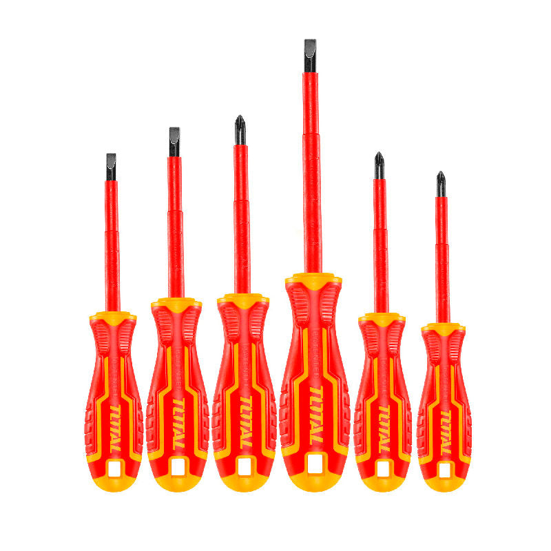 6-piece insulated screwdriver set, INDUSTRIAL series (THTIS566) TOTAL