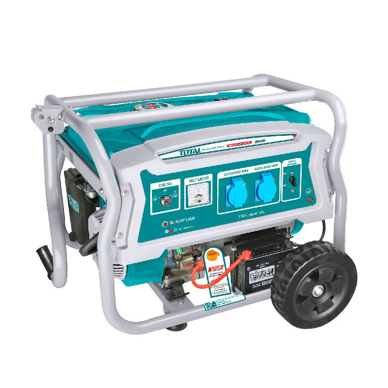 Petrol generator 3.5KW, 15L/8hp/11hours/3000rpm, INDUSTRIAL series (TP135006E) TOTAL