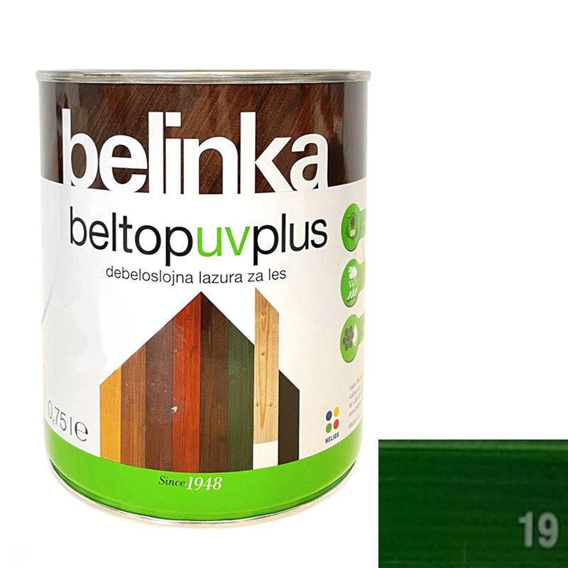 Beltop UV Plus thick-layer stain for wood - 19 Green