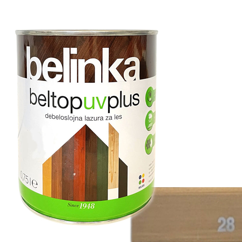 Beltop UV Plus thick-layer stain for wood - 28 Old wood