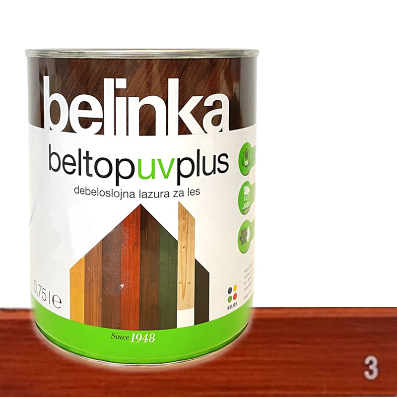 Beltop UV Plus thick-layer stain for wood - 3 Tik