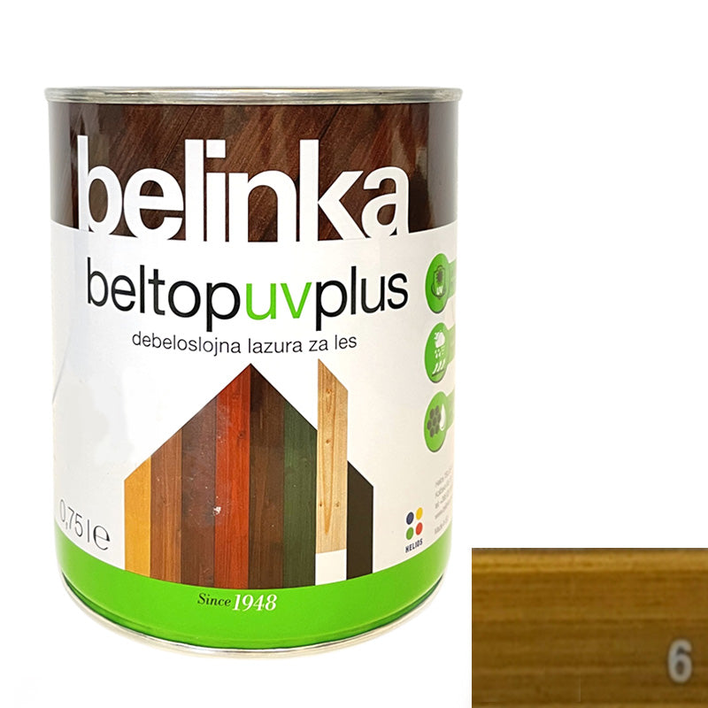 Beltop UV Plus thick-layer stain for wood - 6 Oliva