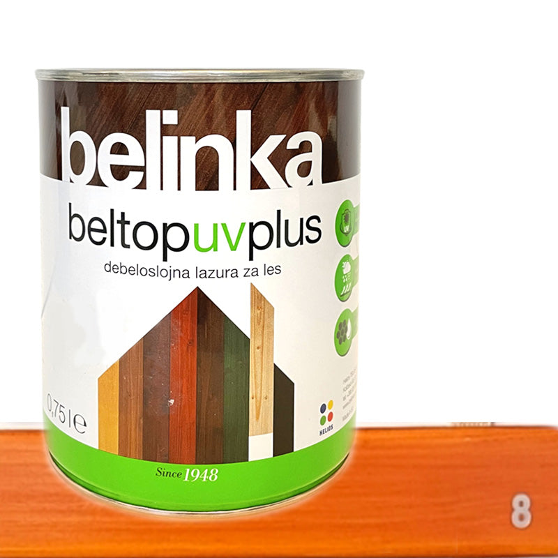 Beltop UV Plus thick-layer stain for wood - 8 Larch