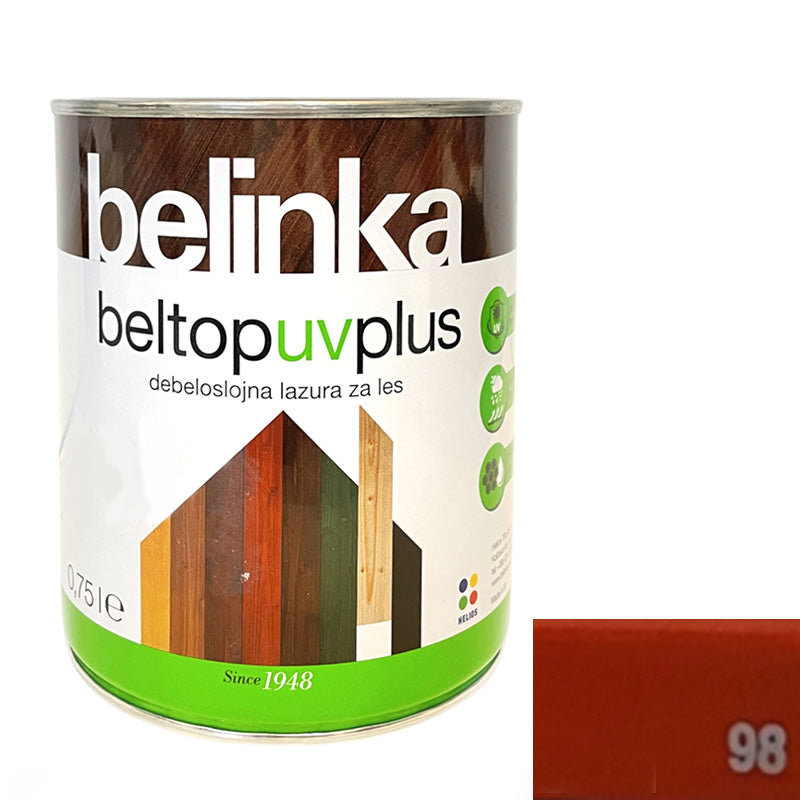 Beltop UV Plus thick-layer stain for wood - 98 Red