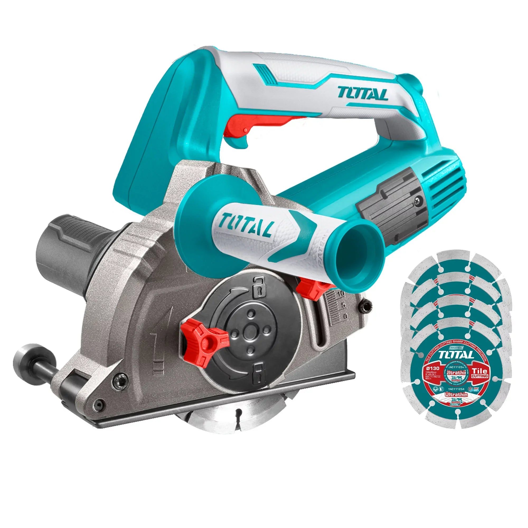 Wall grooving cutter 1500W / 10500rpm / 125mm / INDUSTRIAL (TWLC1256) TOTAL