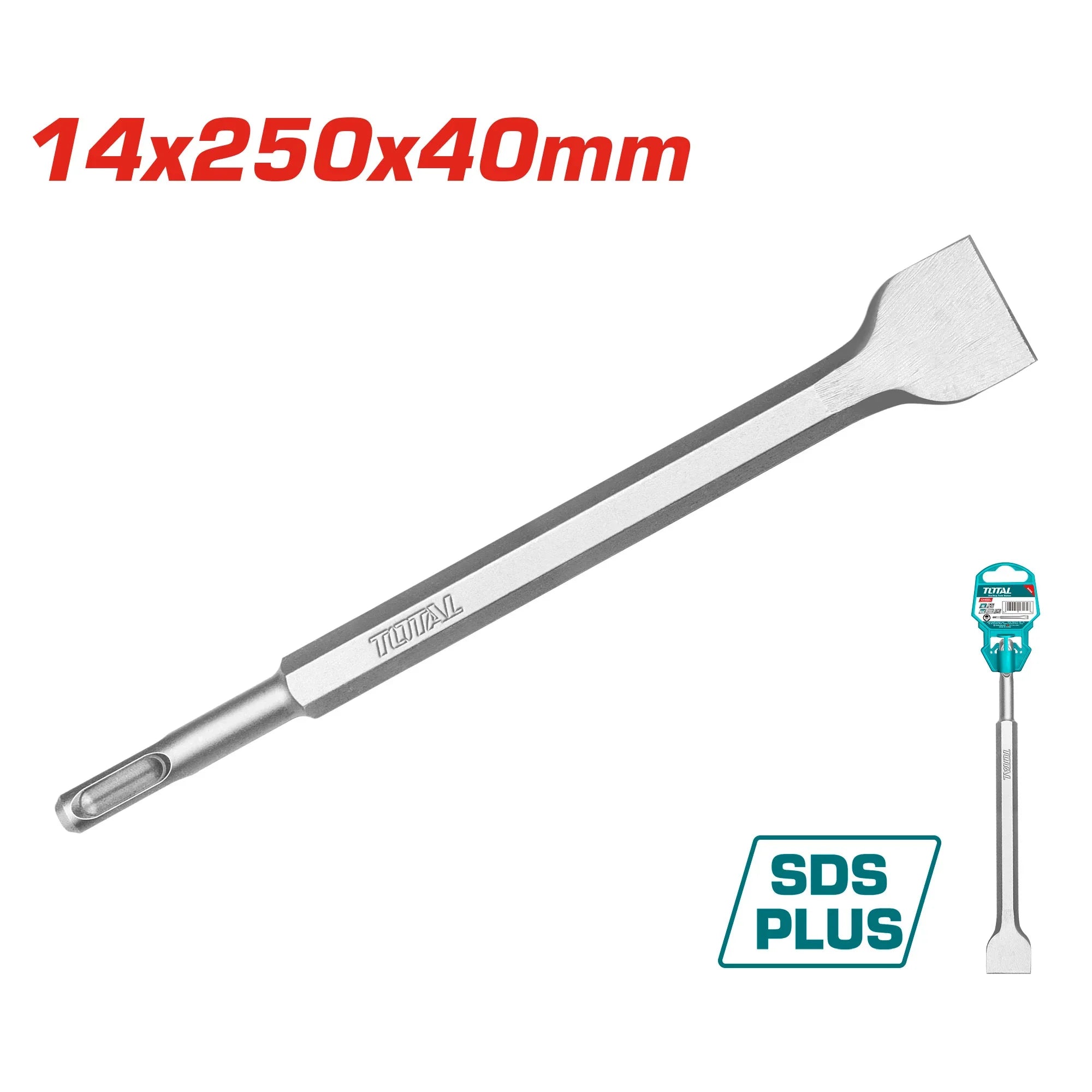 SDS plus chisel 14x250x40mm (TAC15121412) TOTAL