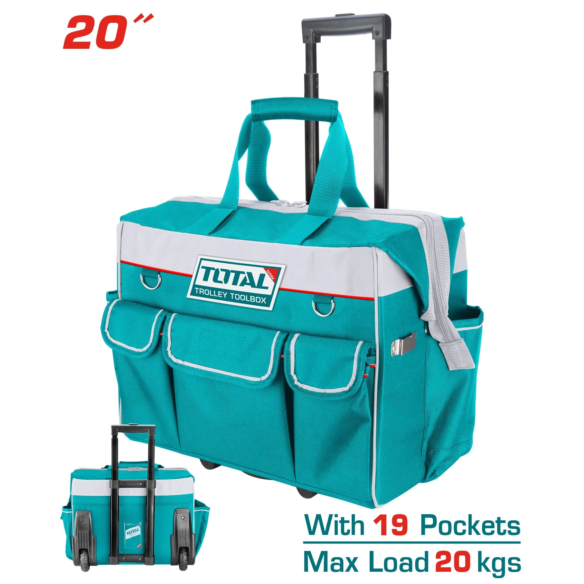 Hard tool bag 20 kg, 45x28x36cm / INDUSTRIAL (THRRTB2012) TOTAL