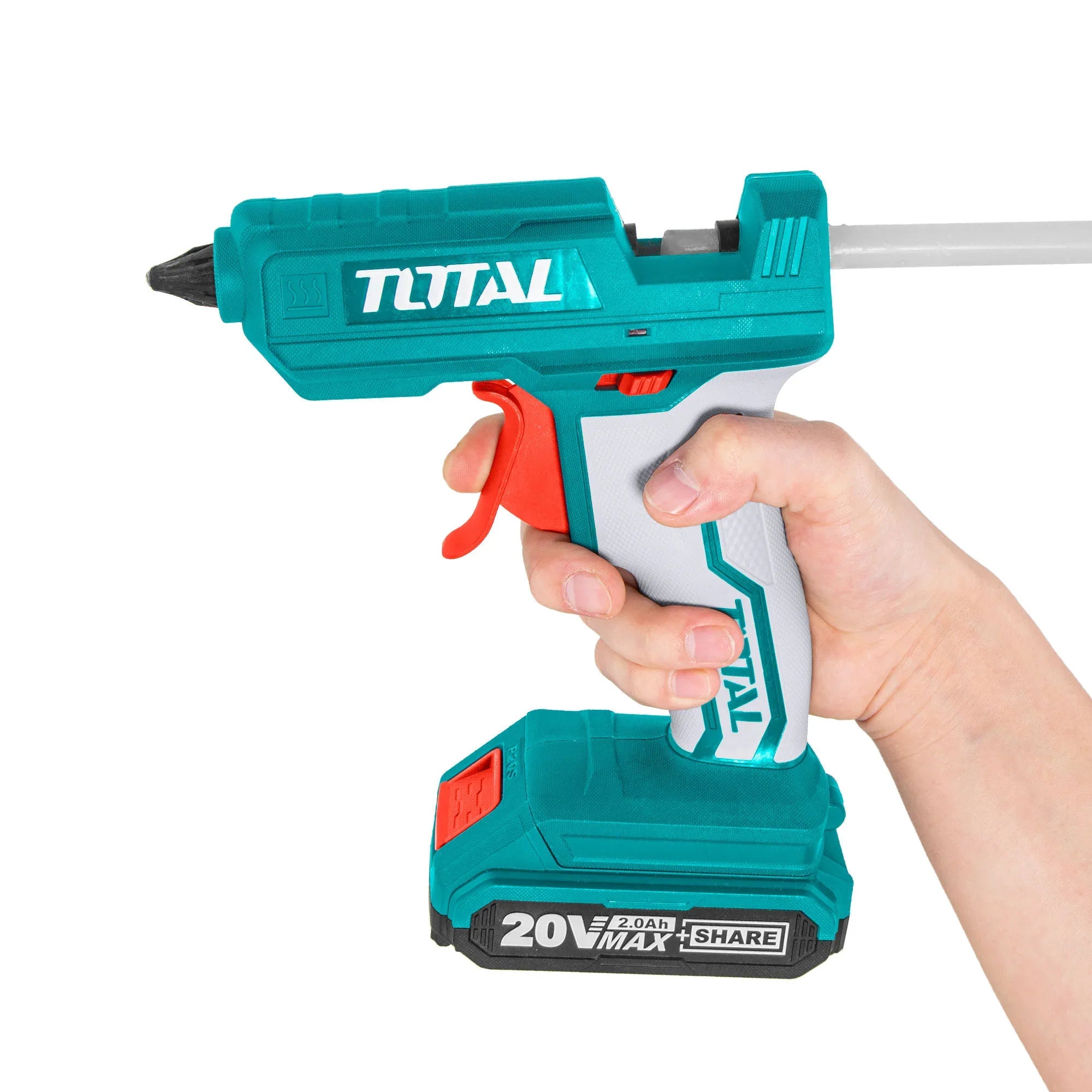 Cordless glue gun 20V/18g/m/P20S (No battery) (TGGLI2001) TOTAL