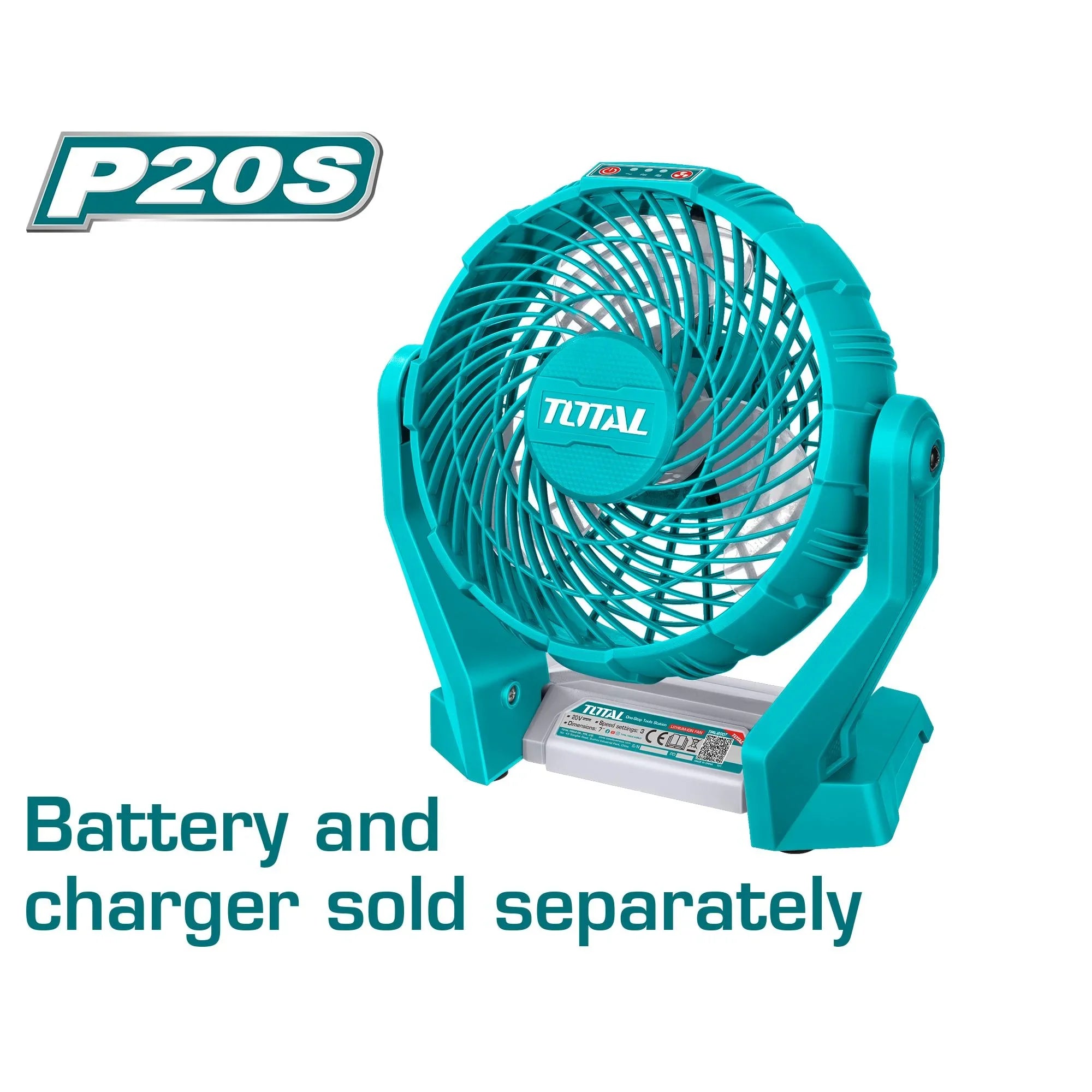 Battery fan 18cm / 7″/ P20S (Without battery) (TFALI2007) TOTAL