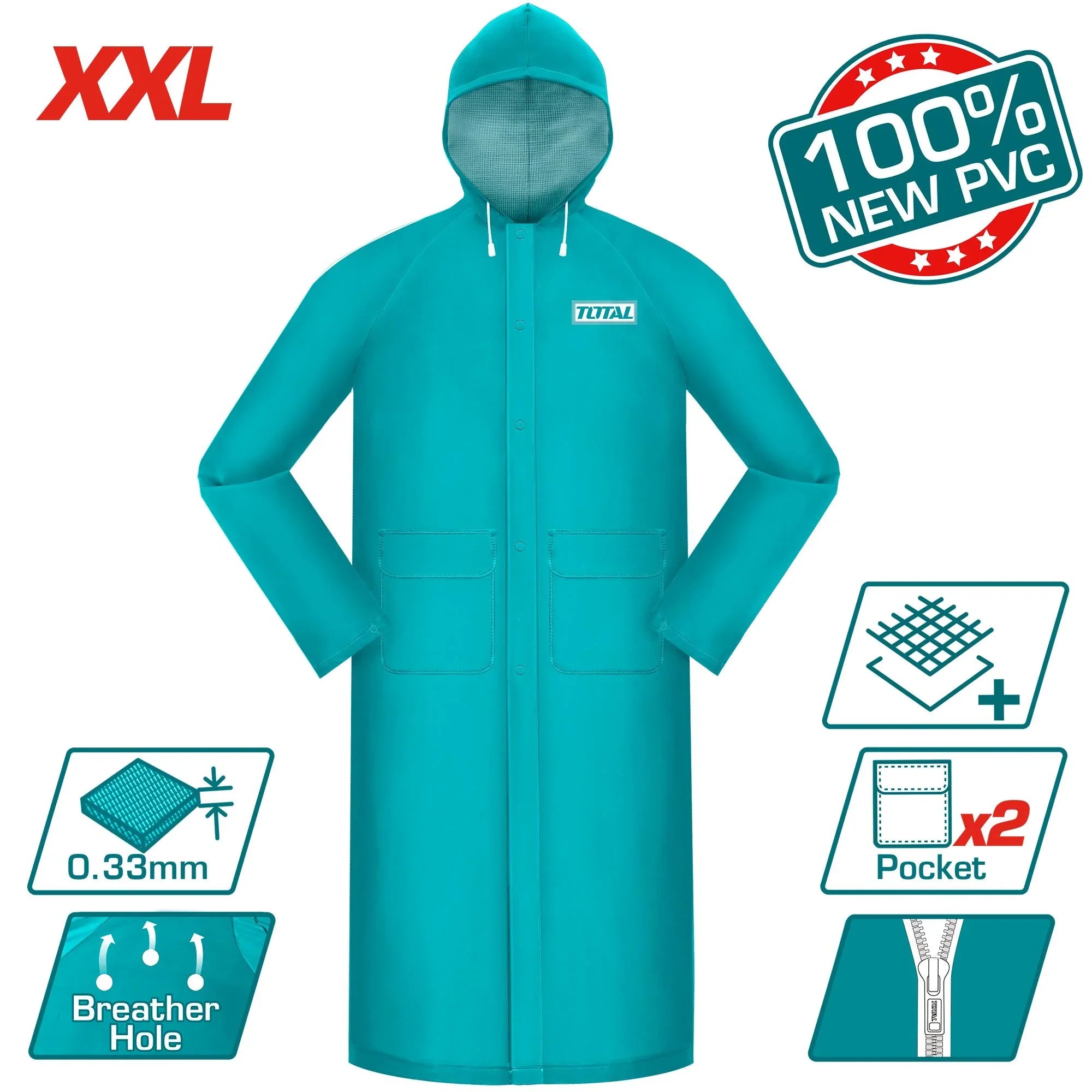 Raincoat 120cm No. XXL / INDUSTRIAL (THTRC031.XXL) TOTAL