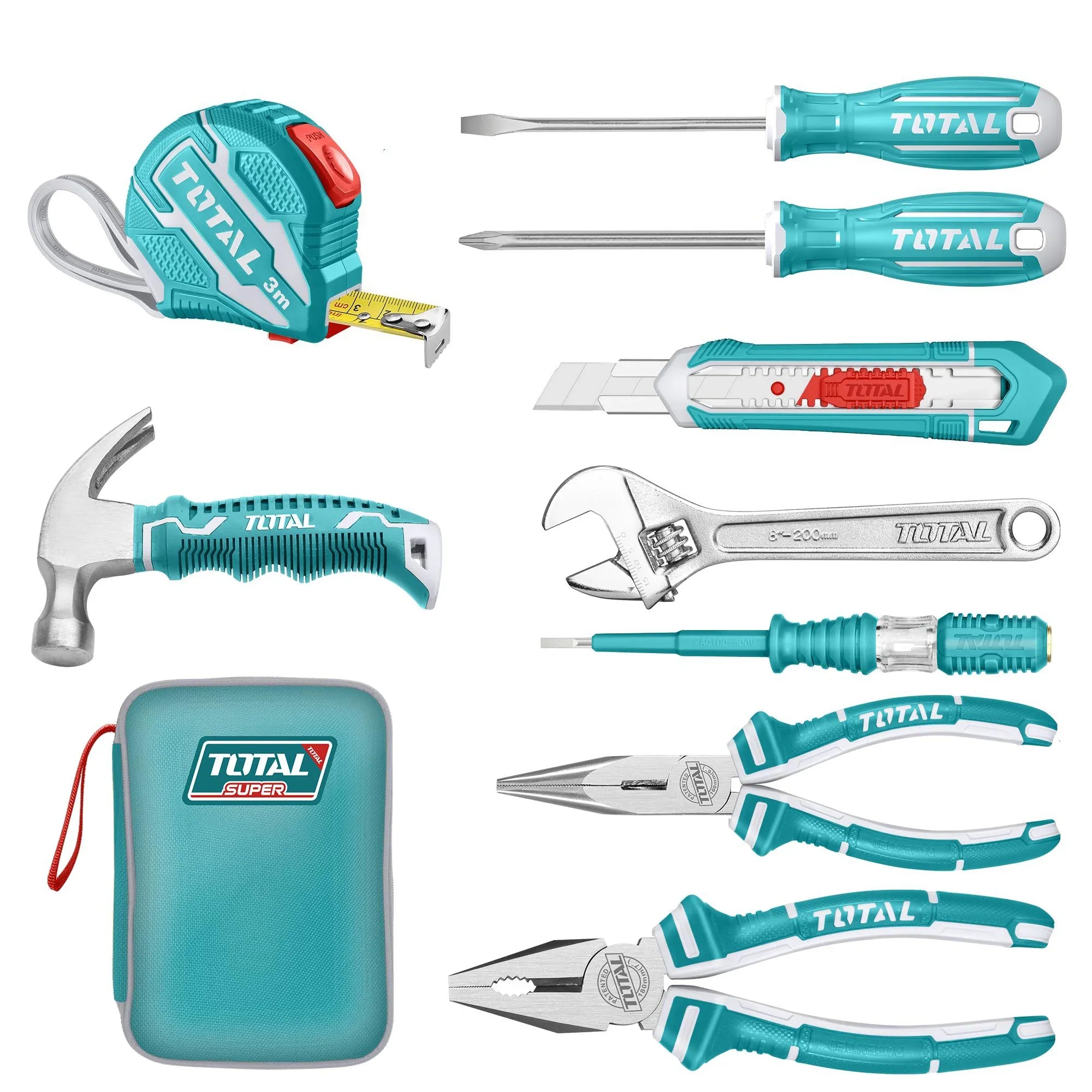 9-piece hand tool set (THKTHP90097) TOTAL