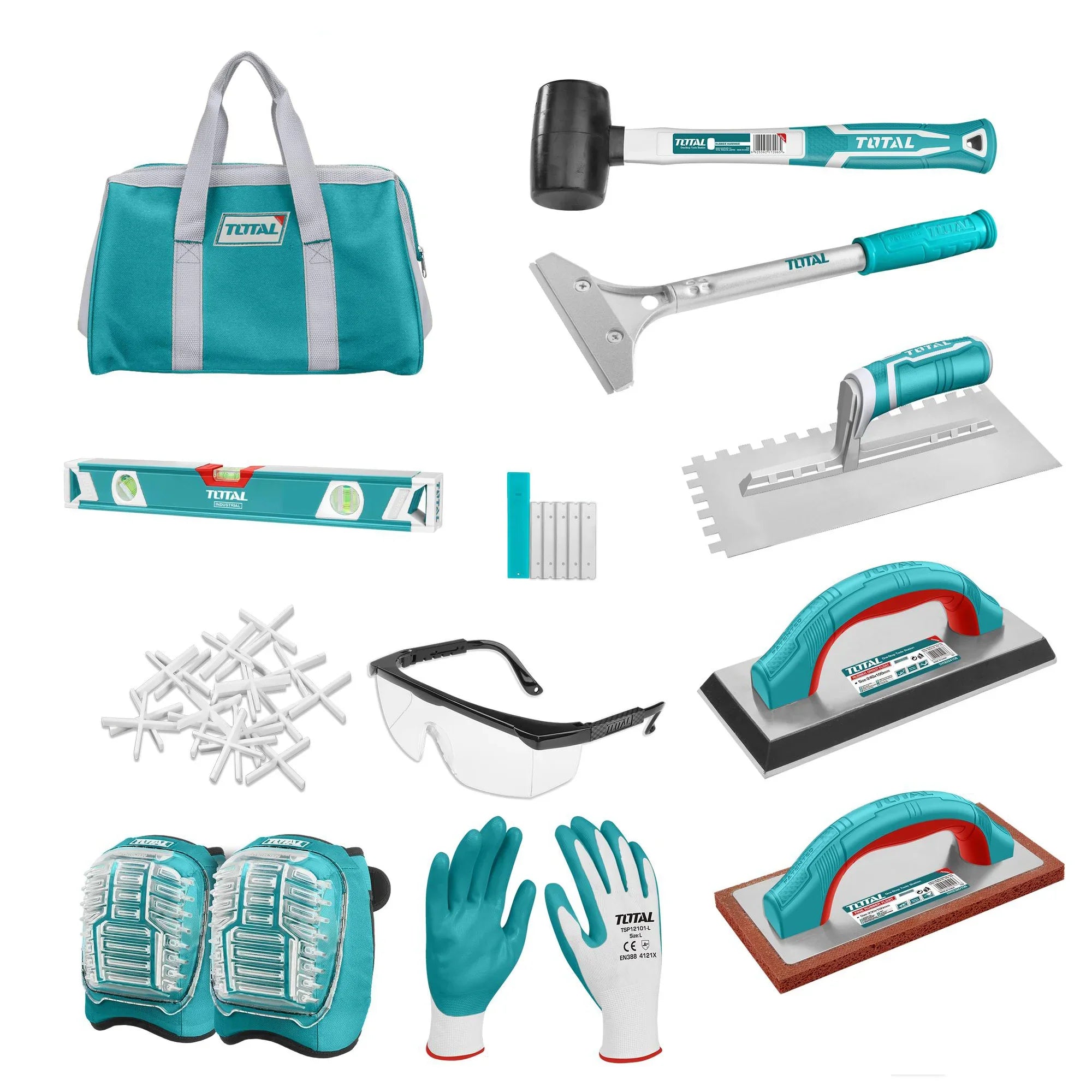 11-piece tiling tool set (THKTTS1106) TOTAL