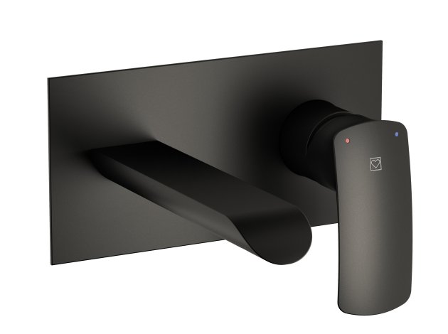 Unitas UNDERGROUND WASHBASIN FITTINGS Elite Black e80B