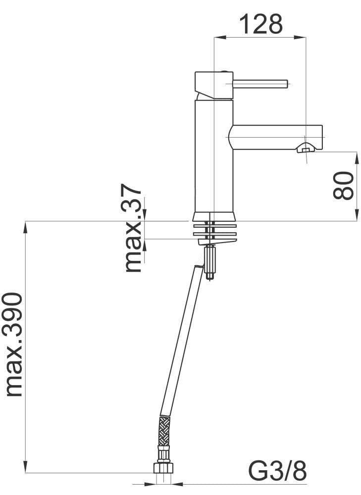 Unitas Armature for Washbasin F11