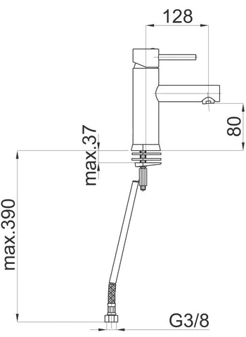 Unitas Armature for Washbasin F11