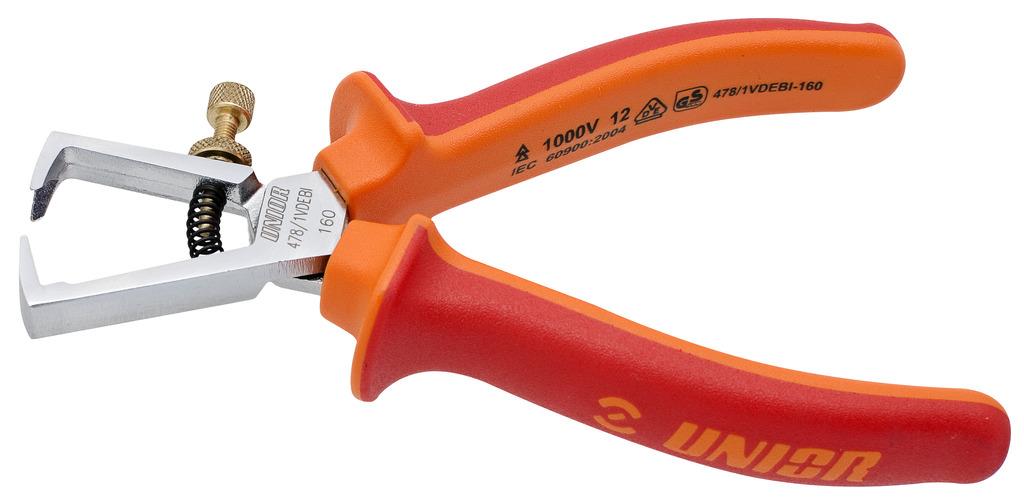 UNIOR PLIERS FOR REMOVING ISOLAC VDE BI Art.478/1VDEBI 160 mm (610433)