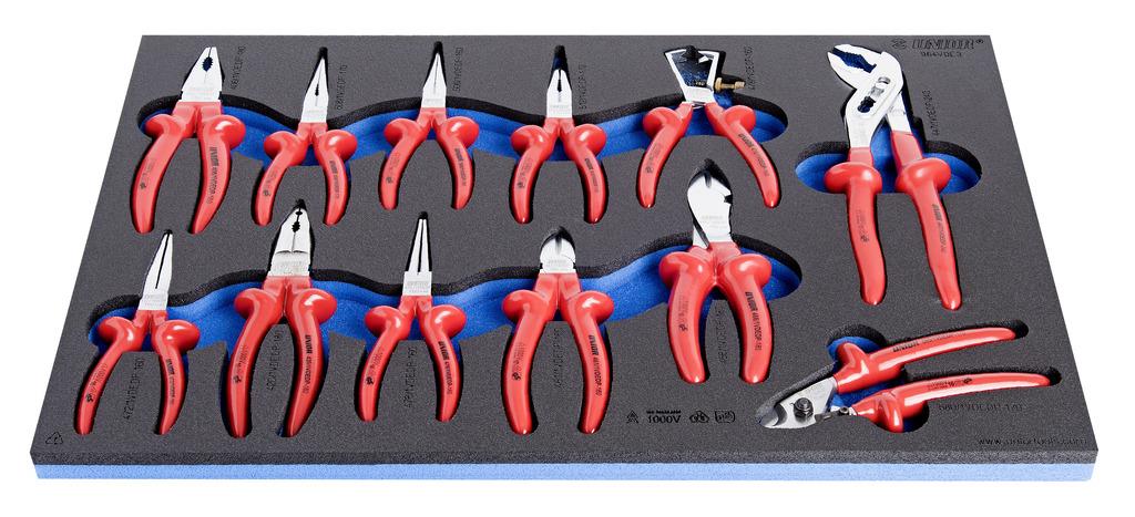 Unior pliers VD+B722E in sos insert Art.964VDE3 (621786)