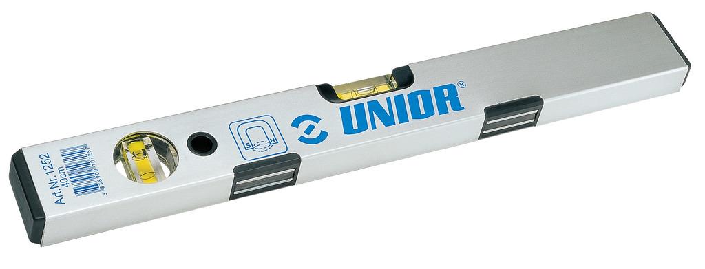 UNIOR ALUMINUM LEVEL WITH MAGNET Art.1252 60 cm (610727)