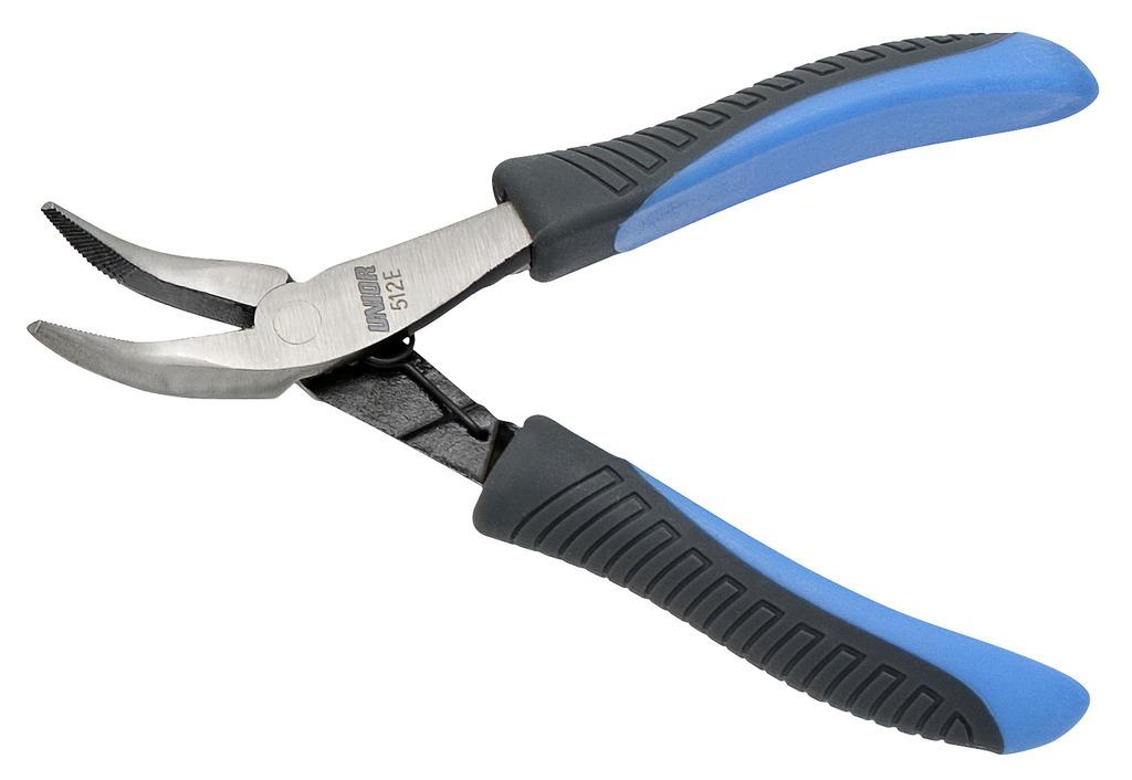 UNIOR TELEPHONE PLIERS FOR ELECTRONICS CURVED Art.512/4E 140 mm (620075)