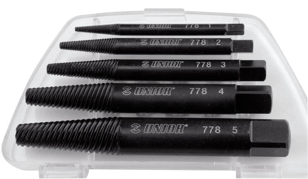 UNIOR SCREWDRIVERS LEFT PVC BOX Art.778/4PB 1-5/5 pcs (616820)