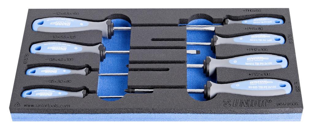 Unior TBI screwdrivers in sos insert Art.964/9sos (621062)