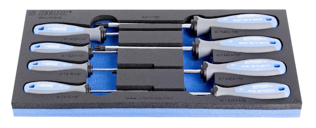 Unior TBI screwdrivers in sos insert Art.964/9Csos (621560)