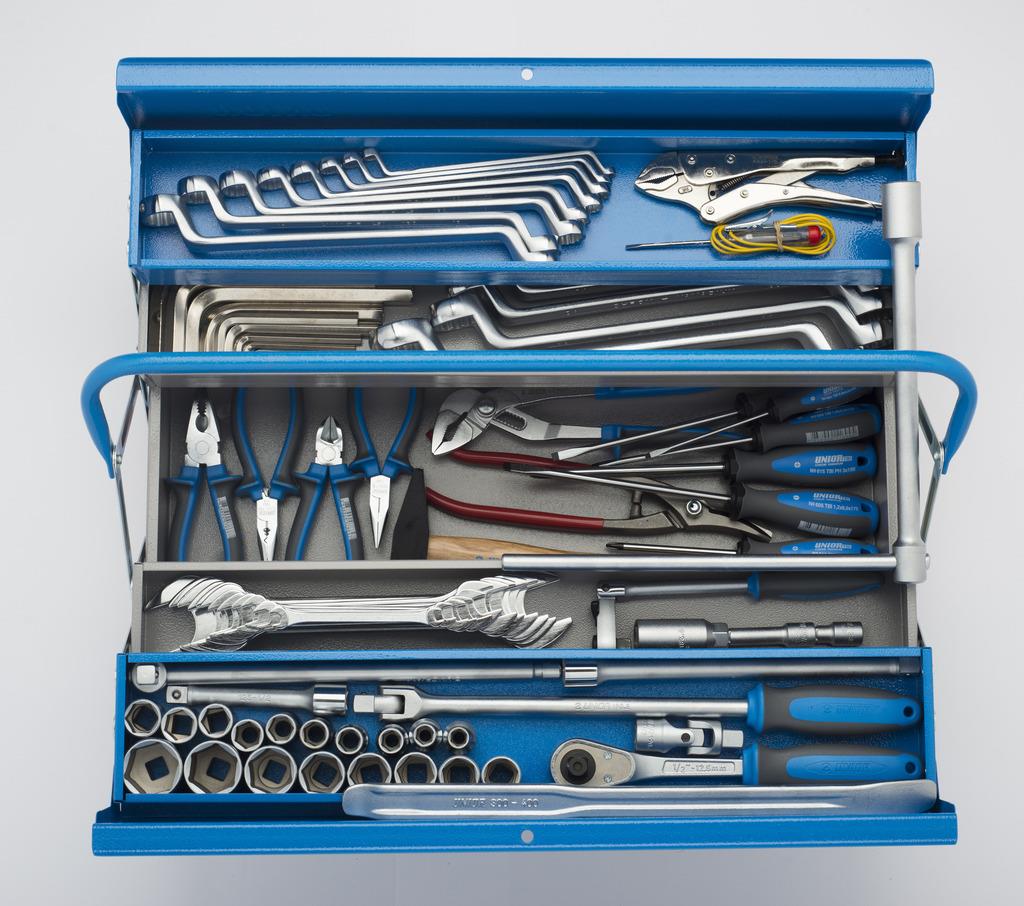 Unior tool set with cassette 912/6 Art.930 (601996)