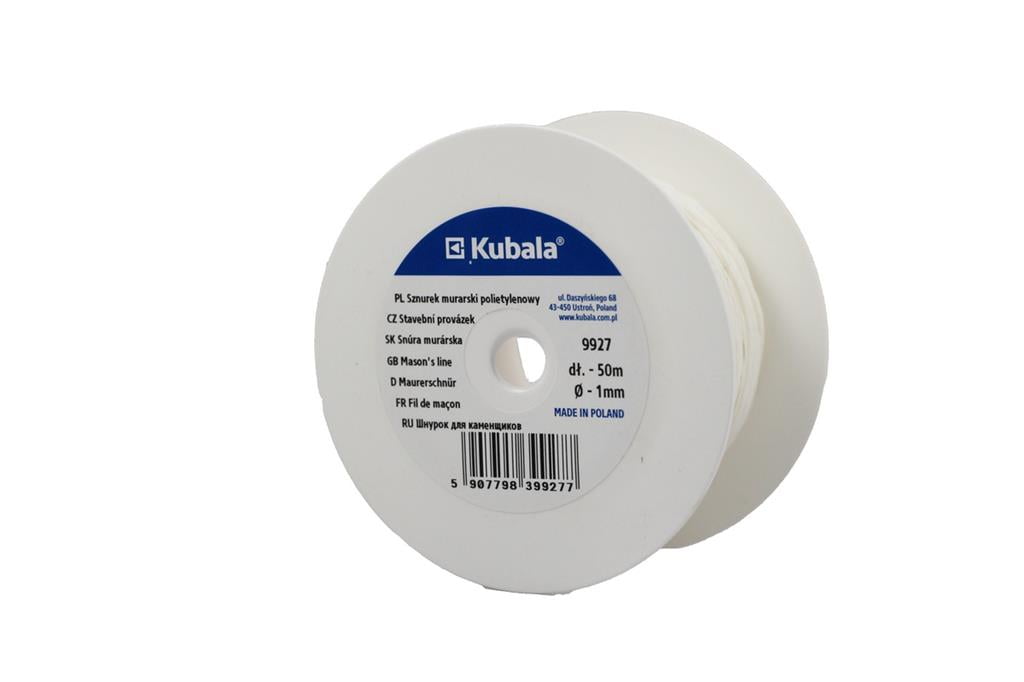 KUBALA MASON'S CORD Thickness of the cord 1.0 mm. 50 m, white