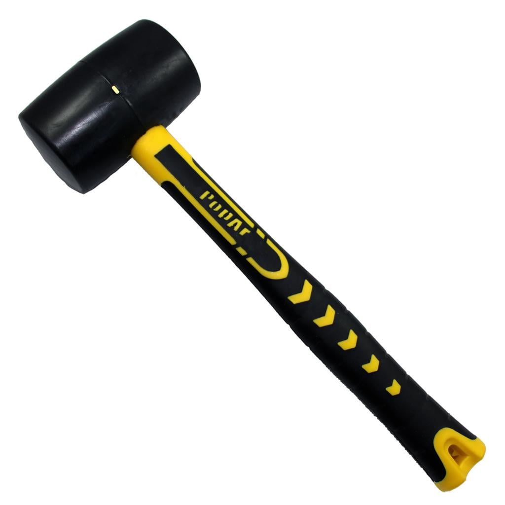 POPAR HAMMER RUBBER Fiberglass handle, rubberized, POPAR. 60 mm