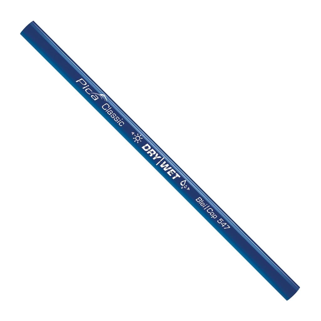 Pica PENCIL DRY-WET In a box of 100 pcs. For dry and wet wood. Purple, 240 mm