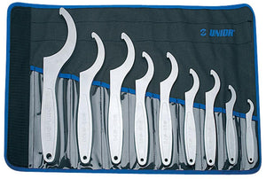 Unior wrenches with hook in case Art.255/2CT Fi 30-115 mm (615156)