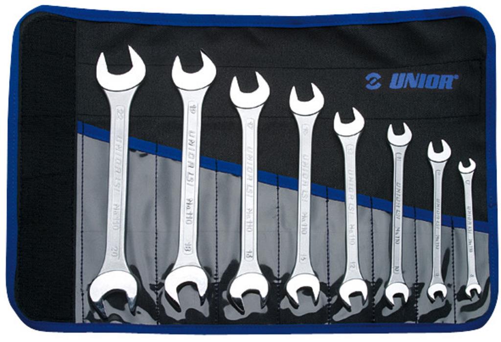 Unior open-ended wrenches in case Art.110/1CT 6-22 mm (615465)