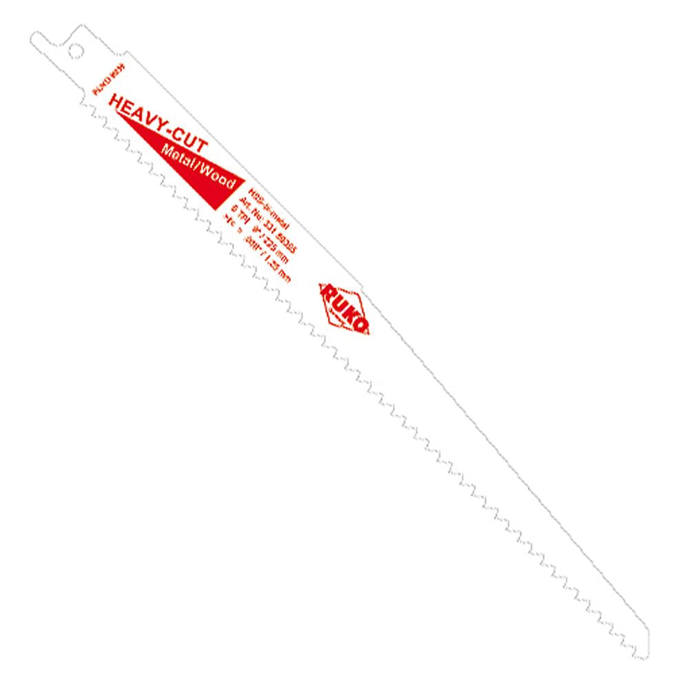 HAND SAW BLADES FOXTAIL 8936 HSS BIMETAL, PVC packaging, 5 pcs. 228x18.0x1.25 6 teeth/" step 4,