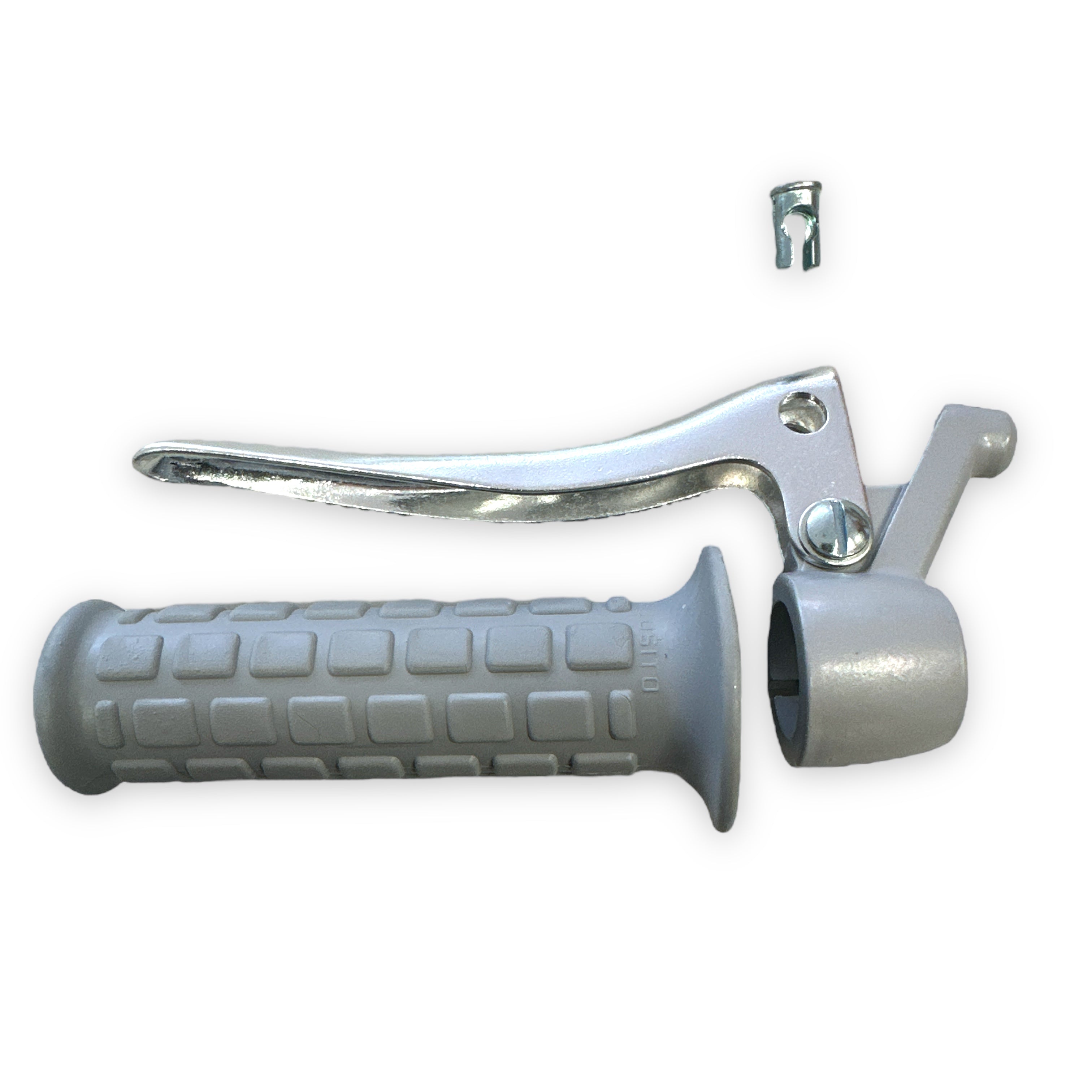 Throttle and brake lever in a set, gray color