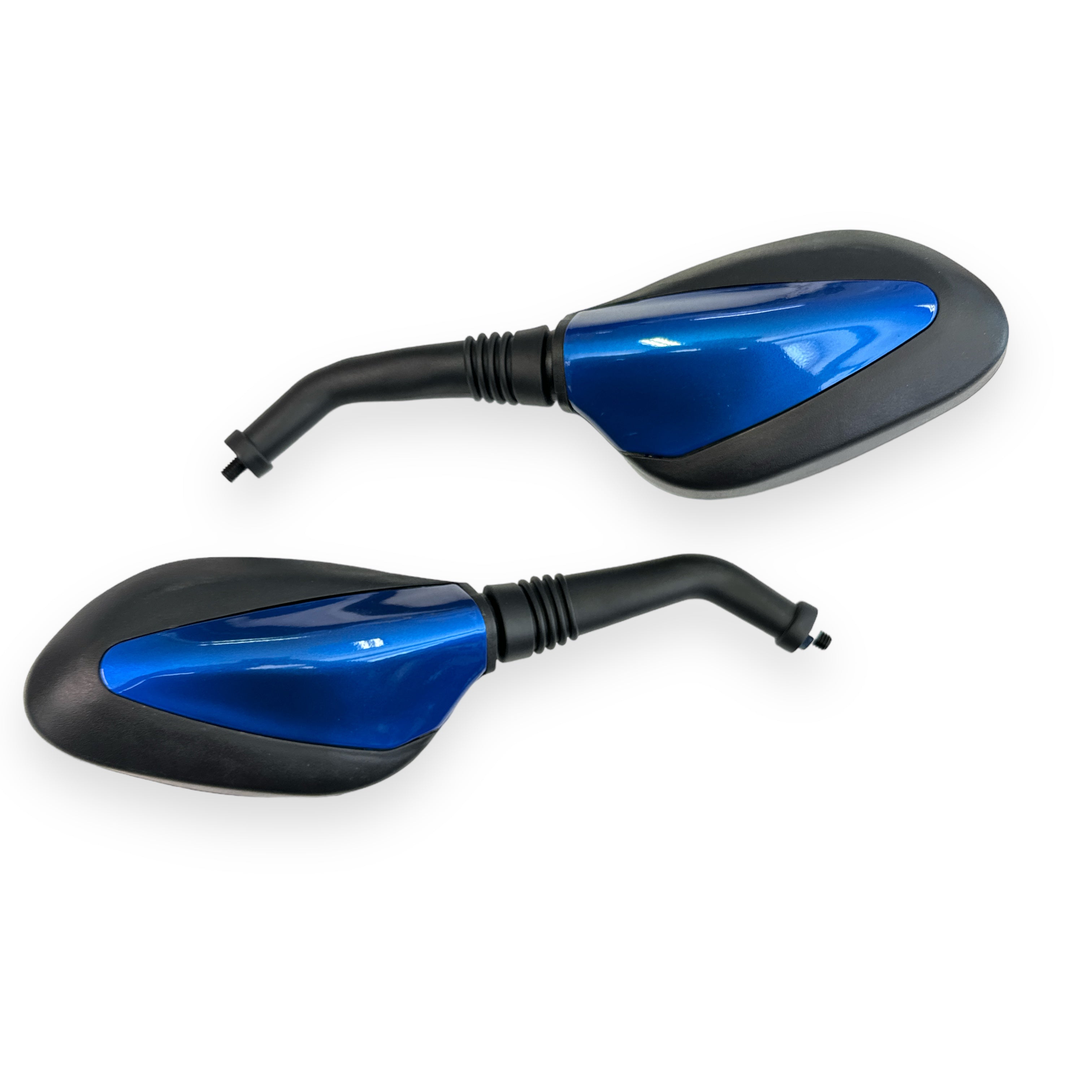 Mirror for Tomos or Scooter black and blue pair