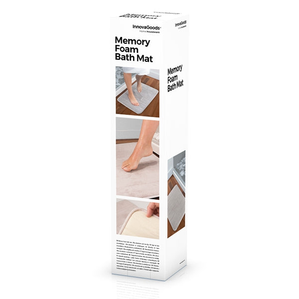 Bath mat with memory foam