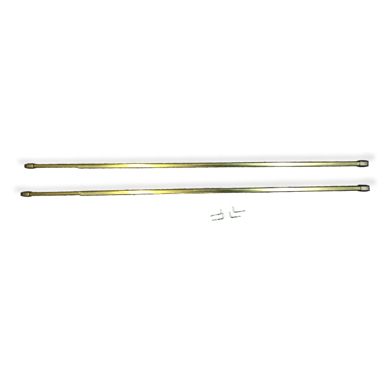 Extendable curtain rod (pair) Choice of color: Gold and Gray