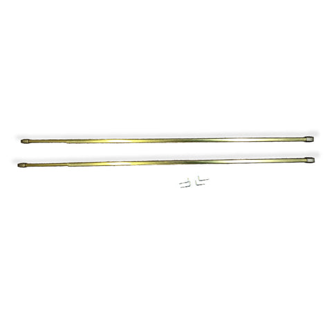 Extendable curtain rod (pair) Choice of color: Gold and Gray