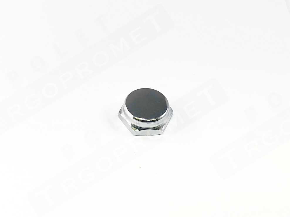 Front fork nut decorative chrome