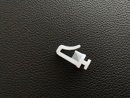 Brackets for PVC curtain rods