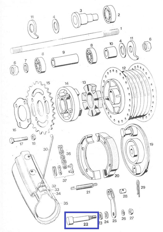 Brake caliper spacer APN