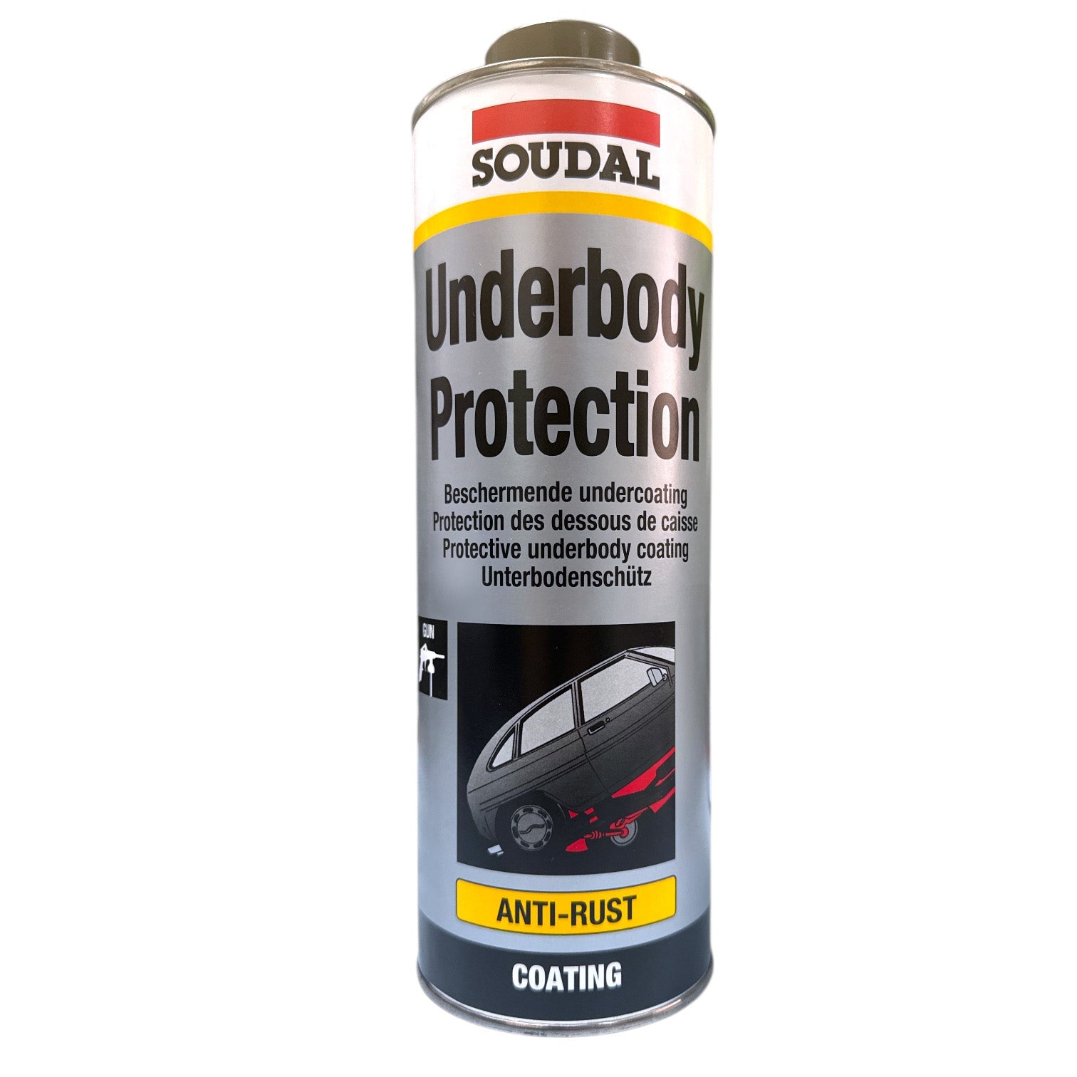 SOUDAL Floor protection Bitumen per gun (Underbody protection) 1kg