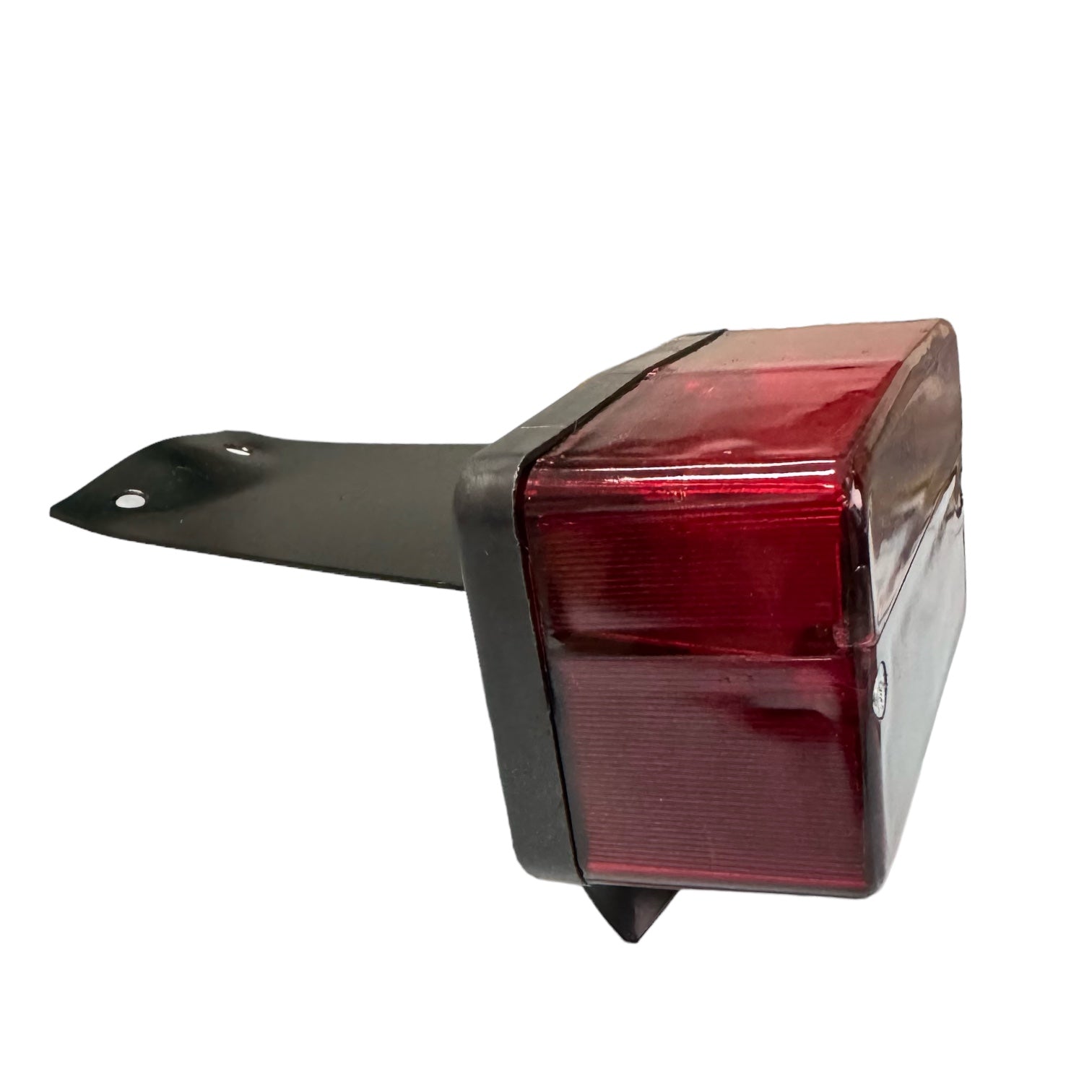 Brake light with metal bracket