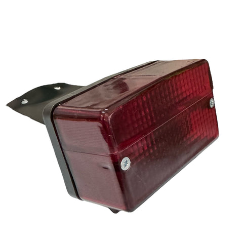 Brake light with metal bracket