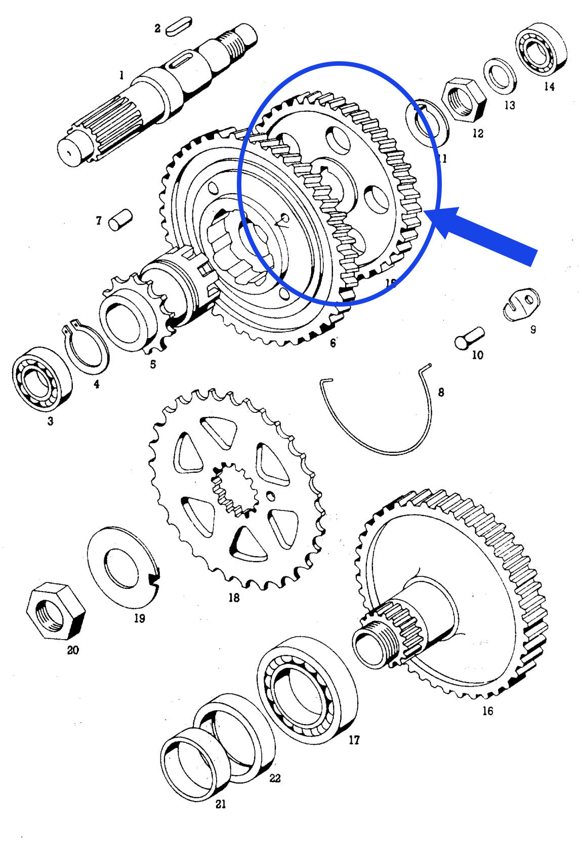 Pinion 2 gear A3